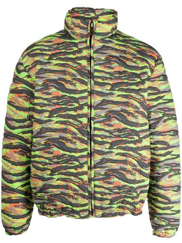 ERL - Printed Quilted Down Jacket - Erl - Modalova