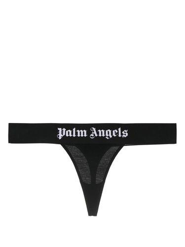 Logo Cotton Thong Brief - Palm Angels - Modalova