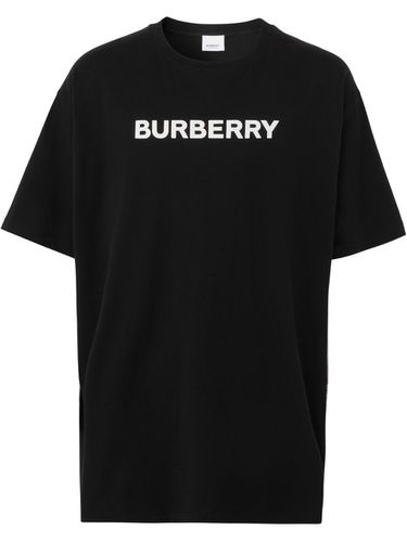 BURBERRY - Logo Cotton T-shirt - Burberry - Modalova