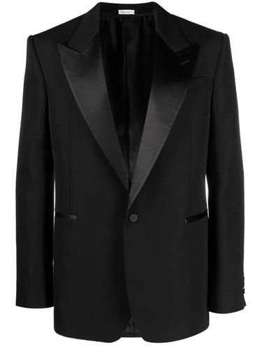 Single-breasted Wool Jacket - Alexander McQueen - Modalova