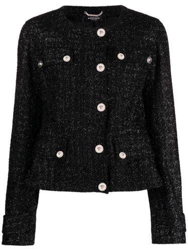 VERSACE - Vichy Tweed Jacket - Versace - Modalova