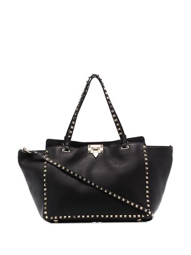 Rockstud Leather Tote Bag - Valentino Garavani - Modalova