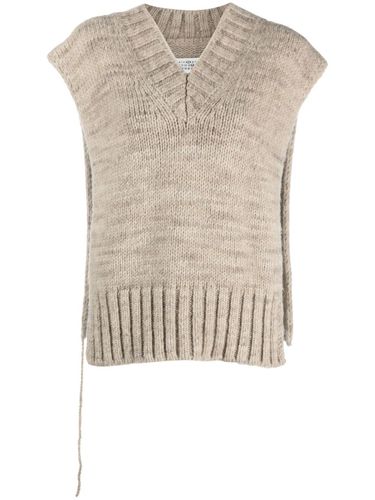 Oversized Wool Vest - Maison Margiela - Modalova