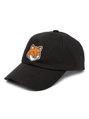 Fox Head Cotton Baseball Cap - Maison Kitsune' - Modalova