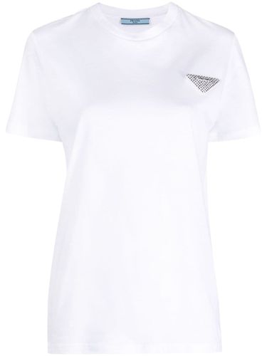 PRADA - Logo Jersey T-shirt - Prada - Modalova