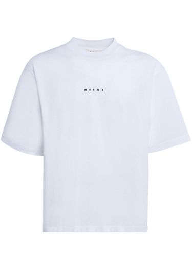 MARNI - Logo Cotton T-shirt - Marni - Modalova