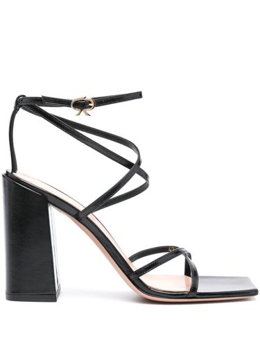 Nuit Leather Heel Sandals - Gianvito Rossi - Modalova