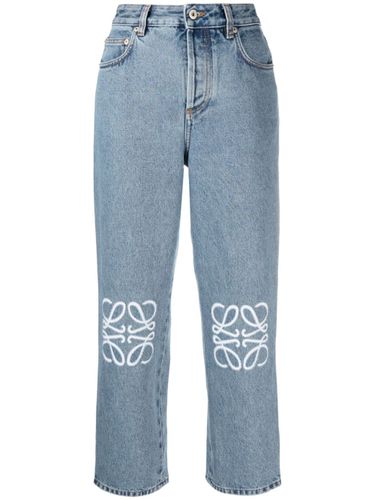 LOEWE - Anagram Cropped Denim Jeans - Loewe - Modalova