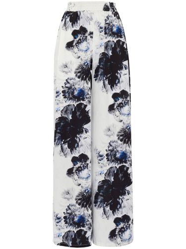 Printed Silk Trousers - Alexander McQueen - Modalova