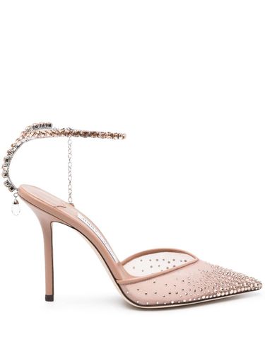 Saeda 100 Crystal Embellished Pumps - Jimmy Choo - Modalova