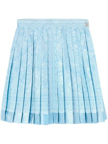 Barocco Print Silk Mini Skirt - Versace - Modalova