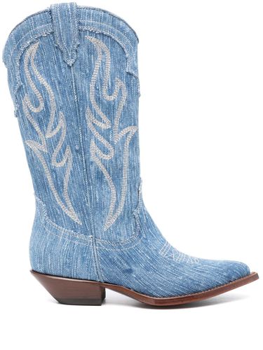 SONORA - Denim Texan Boots - Sonora - Modalova