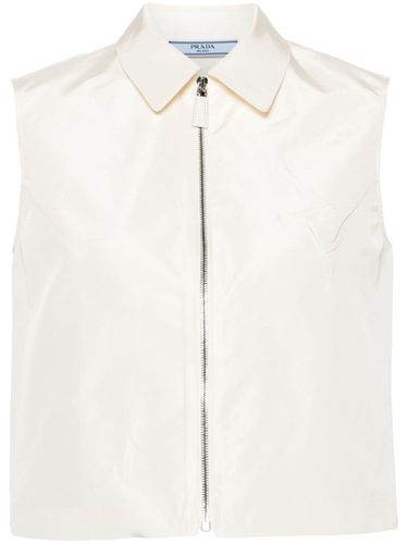PRADA - Sleeveless Silk Shirt - Prada - Modalova