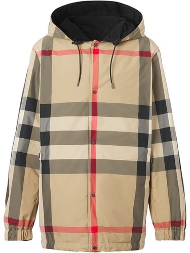 Check Motif Hooded Jacket - Burberry - Modalova