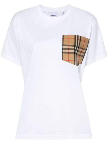 Check Pocket Cotton T-shirt - Burberry - Modalova