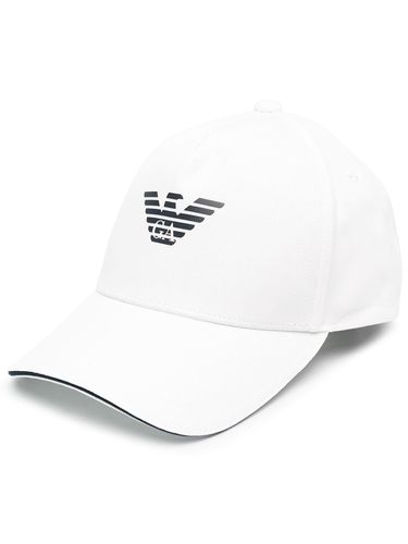 Logo Cotton Baseball Cap - Emporio Armani - Modalova