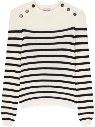 Brenda Striped Cotton Sweater - Semicouture - Modalova