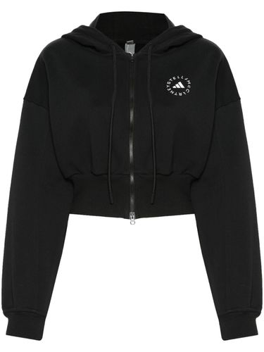 Logo Cropped Hoodie - Adidas By Stella Mccartney - Modalova