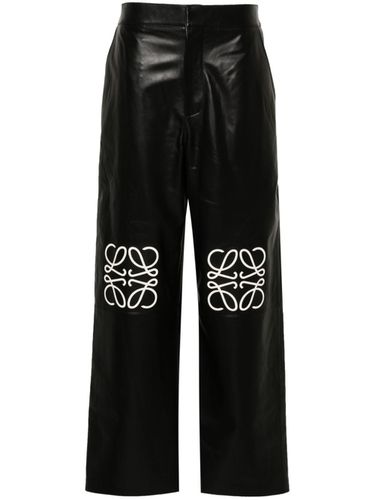 Anagram Baggy Leather Trousers - Loewe - Modalova