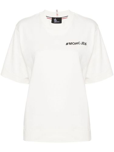 Logo Cotton T-shirt - Moncler Grenoble - Modalova