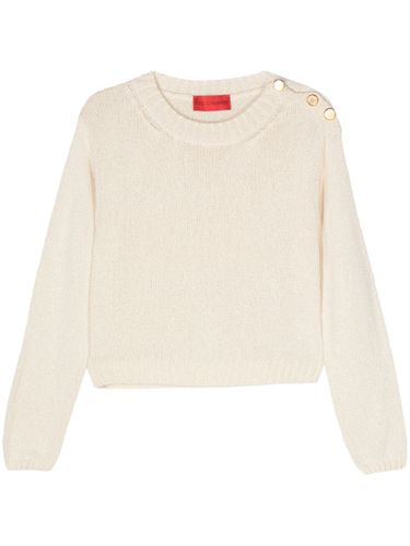 Silk Blend Sweater With Metal Buttons - Wild Cashmere - Modalova