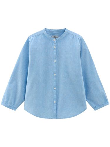 Cotton And Linen Blend Shirt - Woolrich - Modalova