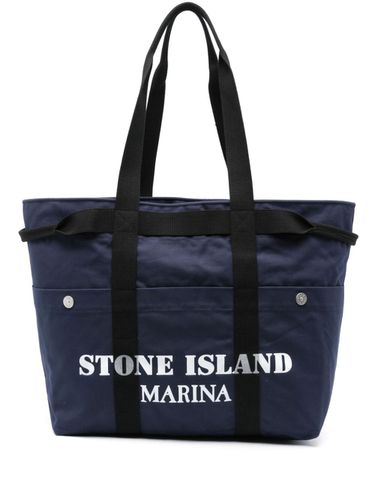 Marina Cotton Tote Bag - Stone Island - Modalova
