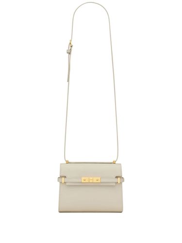 Manhattan Mini Leather Shoulder Bag - Saint Laurent - Modalova