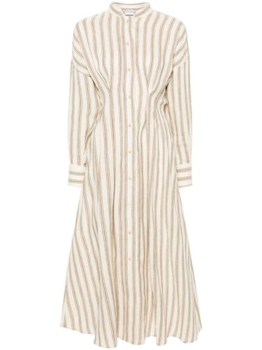 MAX MARA - Striped Linen Shirtdress - Max Mara - Modalova