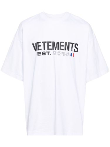 VETEMENTS - Logo Cotton T-shirt - VETEMENTS - Modalova