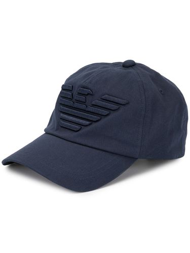 Logo Cotton Baseball Cap - Emporio Armani - Modalova