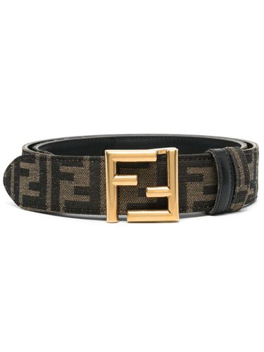 FENDI - Ff Reversbile Leather Belt - Fendi - Modalova