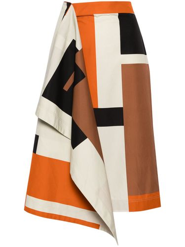 FENDI - Printed Cotton Skirt - Fendi - Modalova