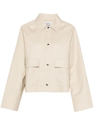 Organic Cotton Cropped Jacket - Toteme - Modalova