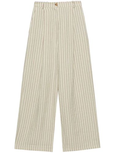 High-waisted Striped Trousers - Alysi - Modalova
