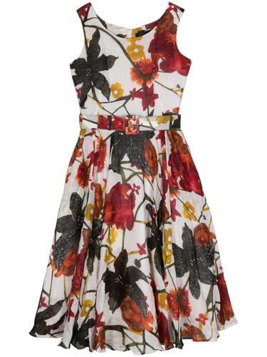 Floral Print Midi Dress - Samantha Sung - Modalova