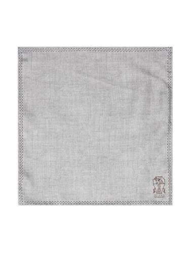 Silk Pocket-handkerchief - Brunello Cucinelli - Modalova