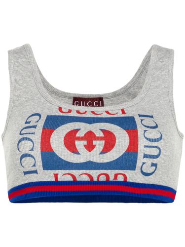GUCCI - Logo Cotton Top - Gucci - Modalova