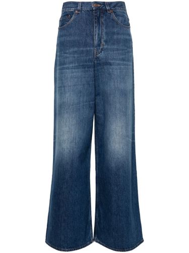 CHLOÉ - Organic Cotton Wide Leg Denim Jeans - Chloé - Modalova