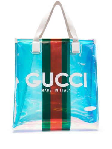 Logo And Web Detail Tote Bag - Gucci - Modalova