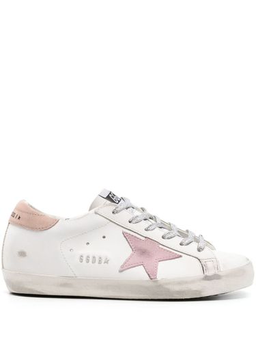 Super Star Leather Sneakers - Golden Goose - Modalova