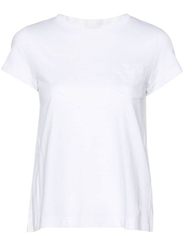 SACAI - Pleated Back Cotton T-shirt - Sacai - Modalova