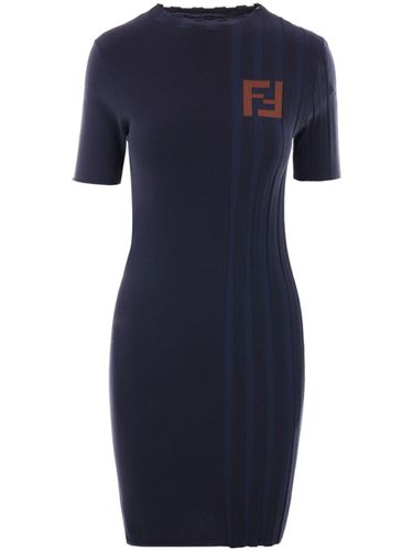 FENDI - Logo Ribbed Cotton Dress - Fendi - Modalova