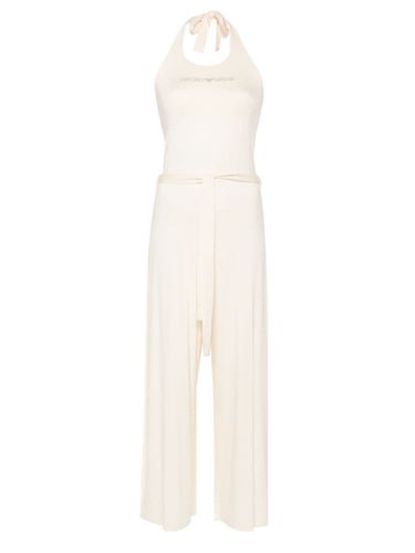 EMPORIO ARMANI - Logo Long Jumpsuit - Emporio Armani - Modalova