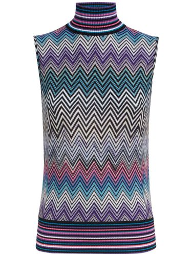 MISSONI - Zig Zag Motif Wool Top - Missoni - Modalova