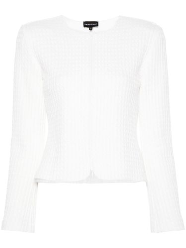 Matelassé Cotton Jacket - Emporio Armani - Modalova