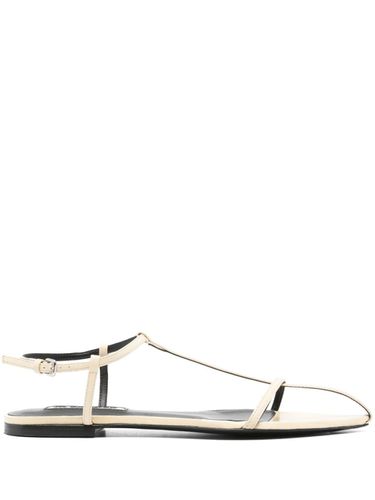 JIL SANDER - Flat Leather Sandals - Jil Sander - Modalova