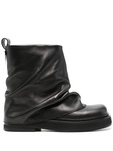 Robin Mini Leather Boots - The Attico - Modalova