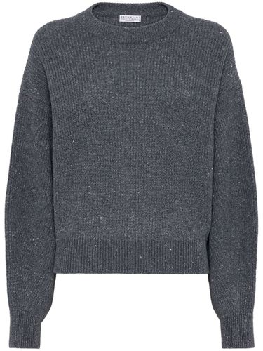 Wool Crewneck Jumper - Brunello Cucinelli - Modalova