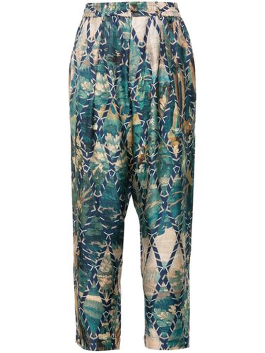 Printed Silk Trousers - Pierre-Louis Mascia - Modalova